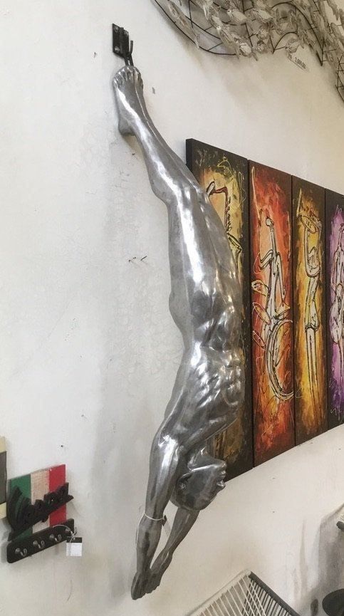Sculture & Statue: Skulptur Körper Statue Aktskulptur Männerkörper Erotik Akt – Nuovo e nell'imballaggio originale da Daisendorf venduto da Wohn-Kult 2