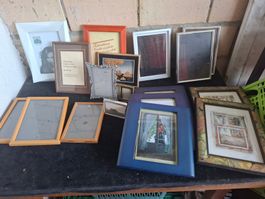 Fotorahmen Konvolut diverse Grössen guter Zustand