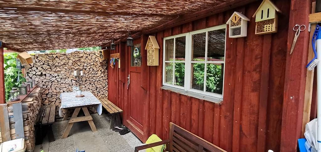 Casette da giardino & serre: Gartenhaus / Freizeithaus in massiver Fachwerkbauweise – Usato da Jona venduto da armo01