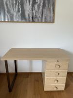 Wooden desk with 4 drawers, perfect for home office