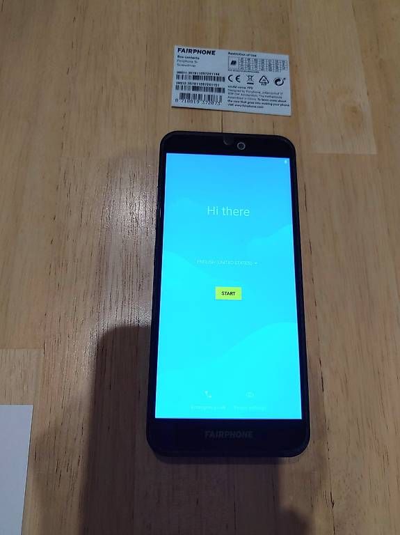 Telefoni cellulari / Smartphones: Fairphone 3+ black Dual Sim – Usato da Bern venduto da Synonym01