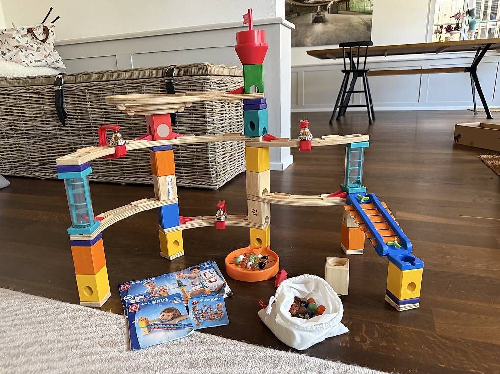 Quadrilla Spielzeuge: Hape Quadrilla Murmelbahn – Gebraucht aus Hindelbank von ketterle