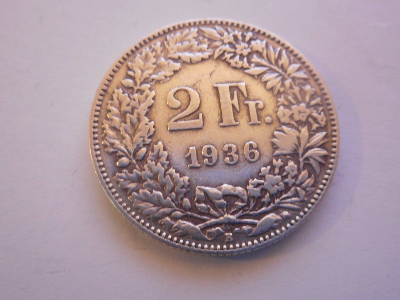 Tutti le monete: 2 Fr. 1936 silber – Usato da Kriegstetten venduto da pizlad2010 1