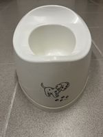 BABY TÖPFCHEN NEU WEISS MIT HUND EMBLEM 