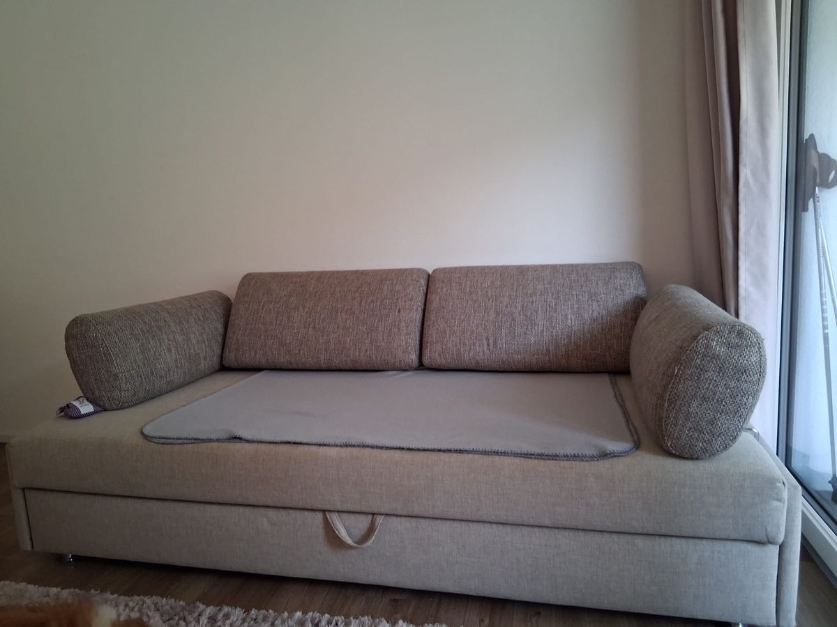 Sofas: Daybed with pull-out bed, beige, good condition – Gebraucht aus Trachslau von mrs_5st6