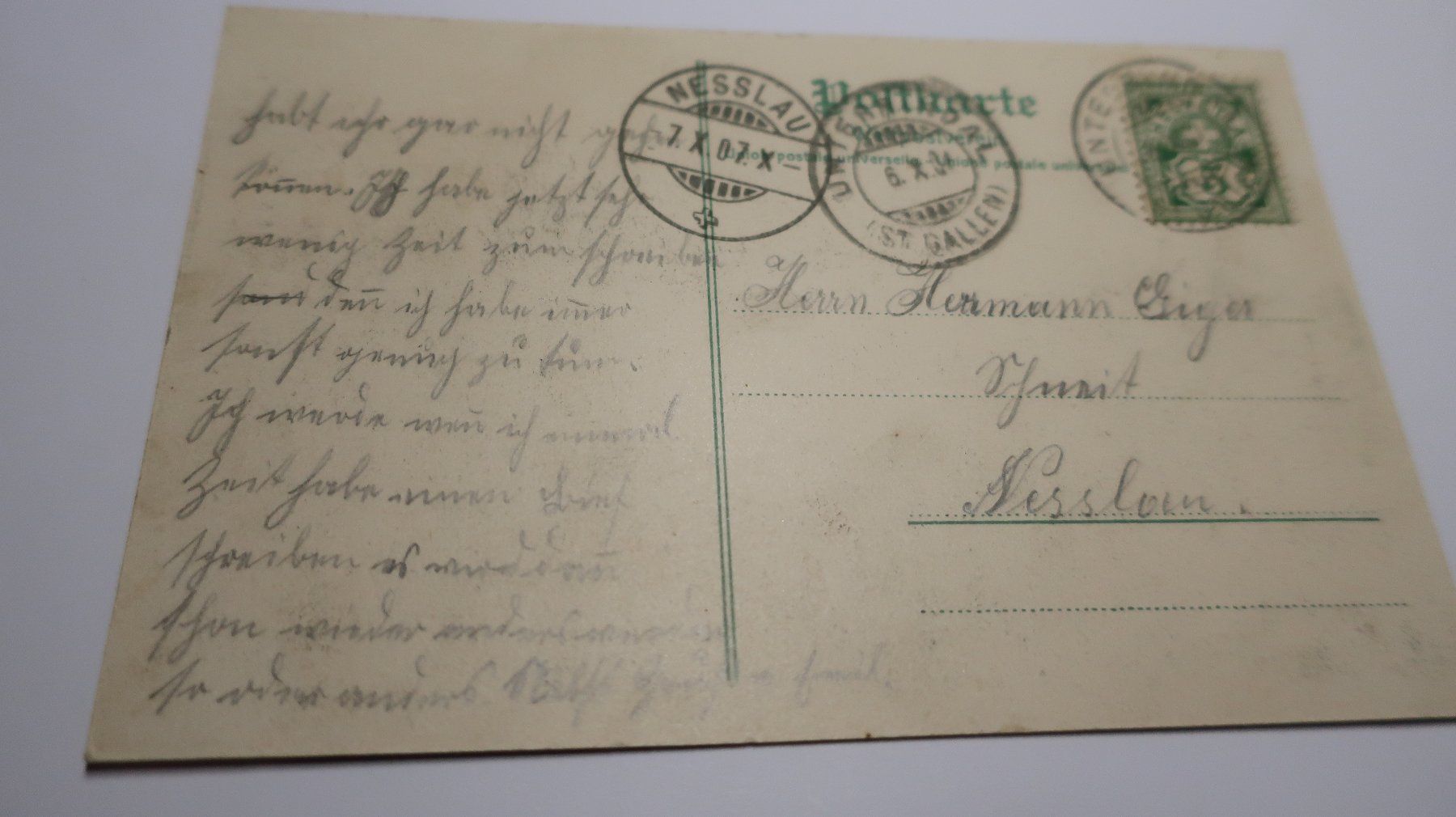 Cartes postales: St. Gallen Kathedrale 1907 – D'occasion à Cormoret par Pascalll2001 5