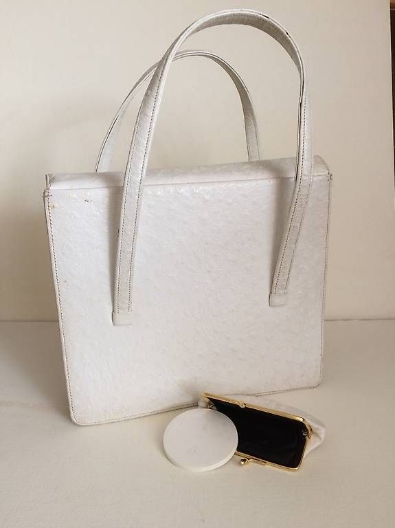 Taschen für Damen: Vintage Handtasche aus Straussen Leder – Gebraucht aus Zürich von suschi04 3