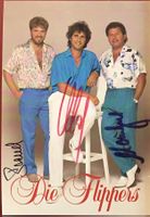 Die Flippers 1980er Autogramm signiert Foto 10x15cm