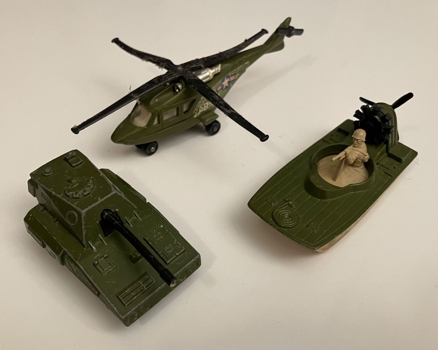 Matchbox Giocattoli: Matchbox Panzer, Heli & Sumpfboot – Usato da Zürich venduto da Kue_Zuerich 8