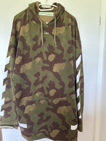 Off-White Hoodie Camouflage Grösse L 