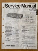 Service Manual TECHNICS Amplifier SU-700