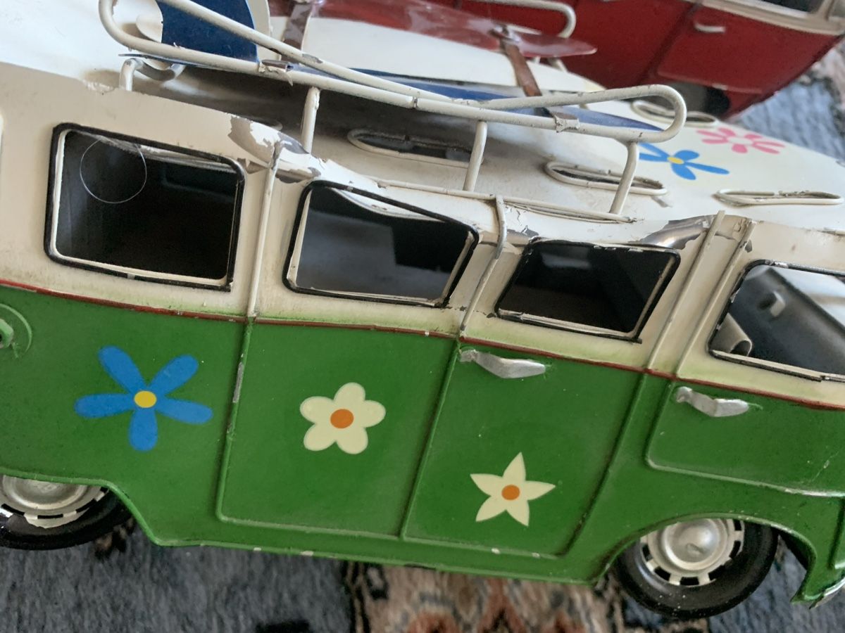 Giocattoli: 2 Retro VW CAMPER Surf Bus Auto – Usato da Gutenswil venduto da Bregenzer8610 5