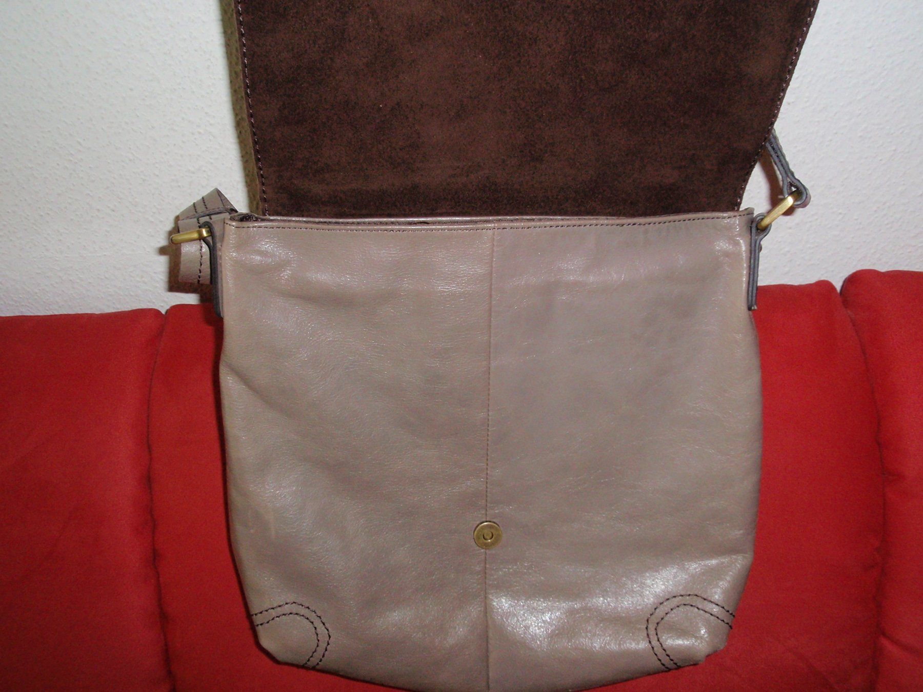 Picard Borse da donna: Picard Leder Umhängetasche helltaupe – Usato da Basel venduto da Birs868 4