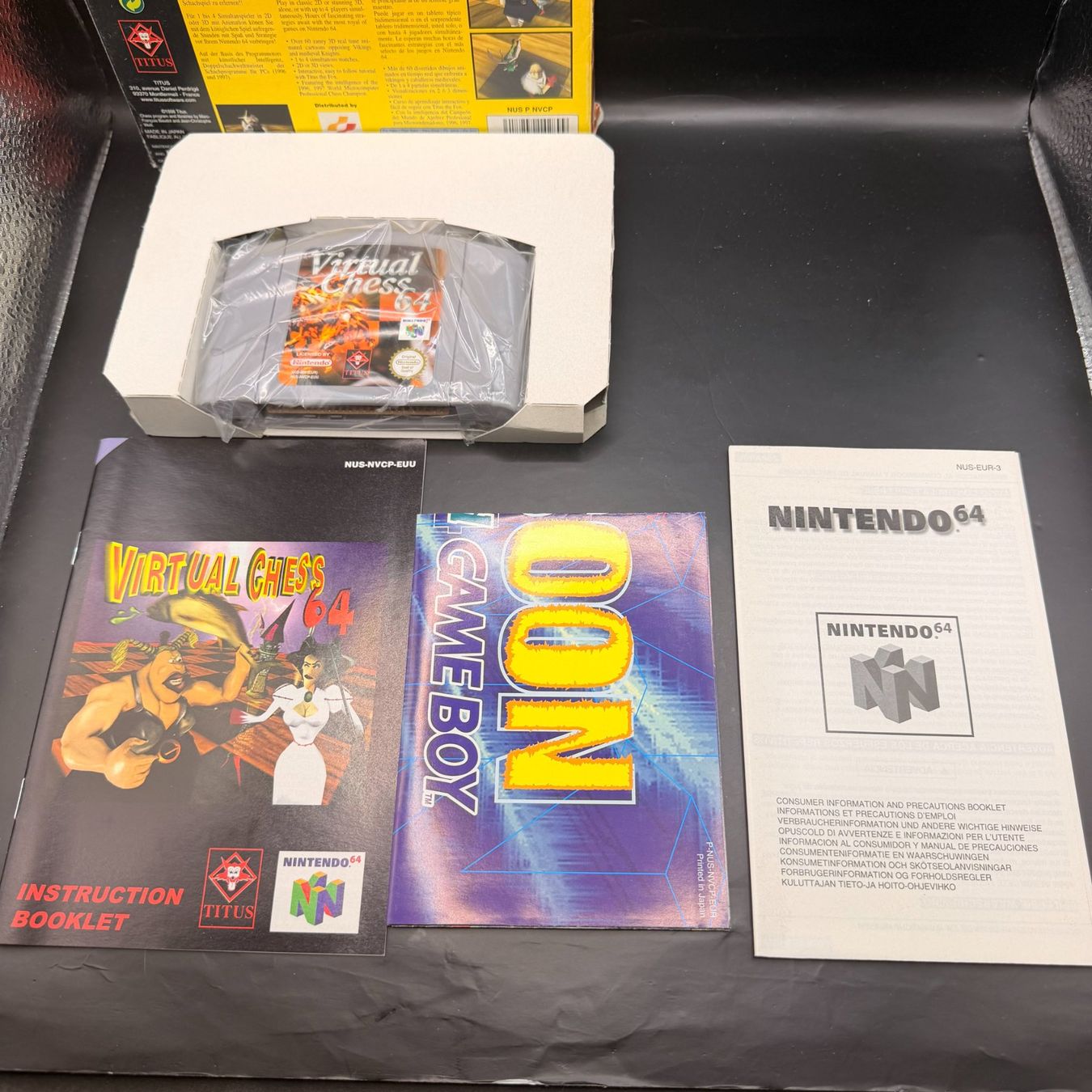 Nintendo Giochi: Nintendo 64 Spiel Virtual Chess 64 OVP – Usato da Düdingen venduto da Nerdworld 1
