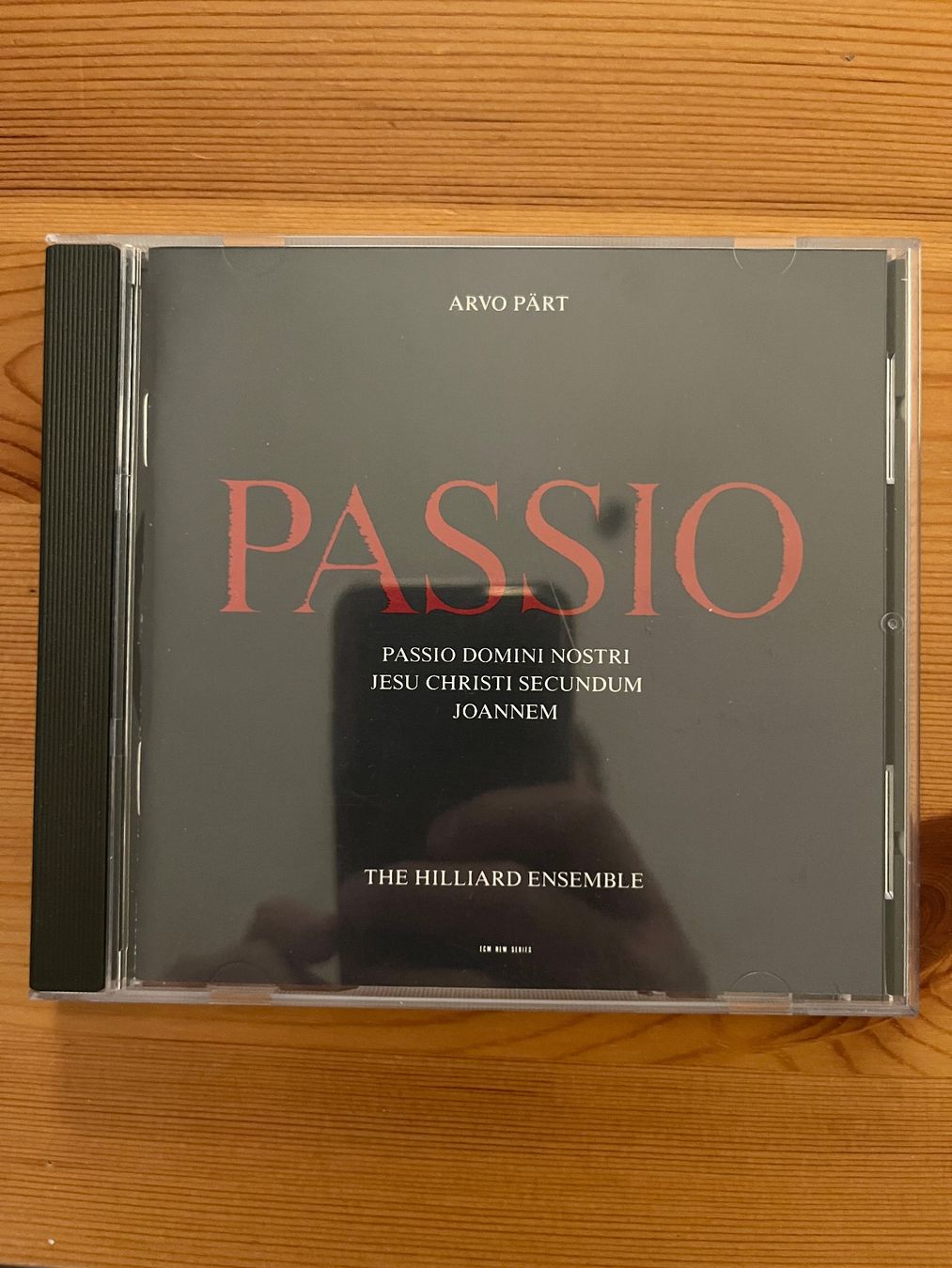 CD: ARVO PÄRT - PASSIO - THE HILLIARD ENSEMBLE – Usato da Lausanne venduto da sbar224