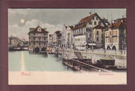 ZÜRICH - Rathausquai - Mondschein