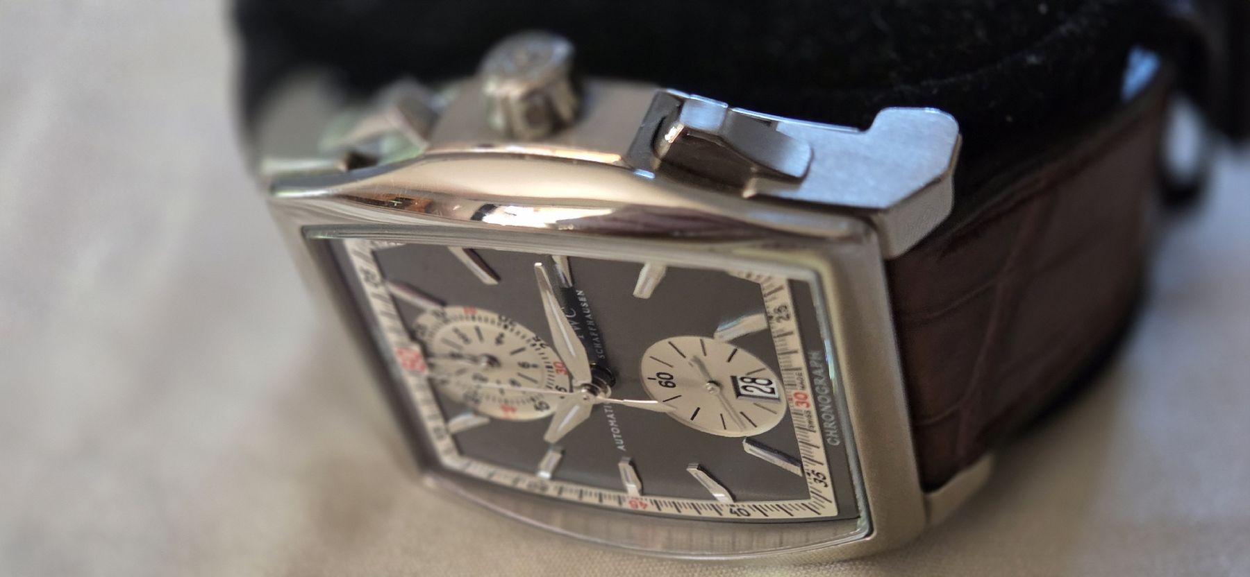 IWC Uhren: IWC Da Vinci Chronograph White Gold – Gebraucht aus Lausanne von Hibernia1 1