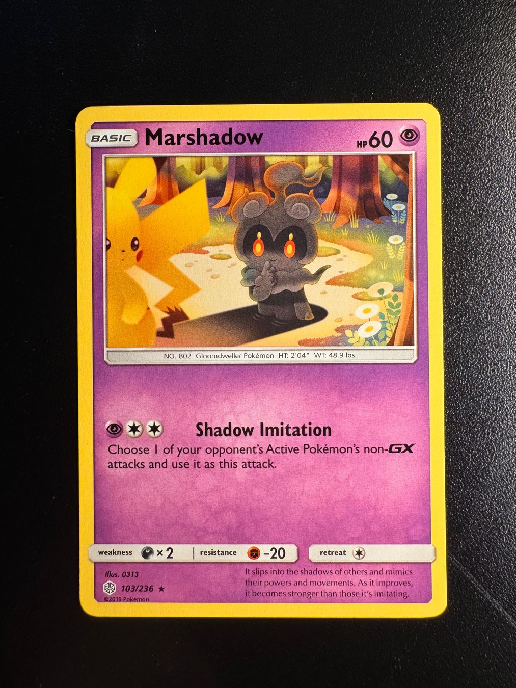 Pokémon Cartes à collectionner: Pokemon Marshadow CEC103 – D'occasion à Corticiasca par gio_yp69