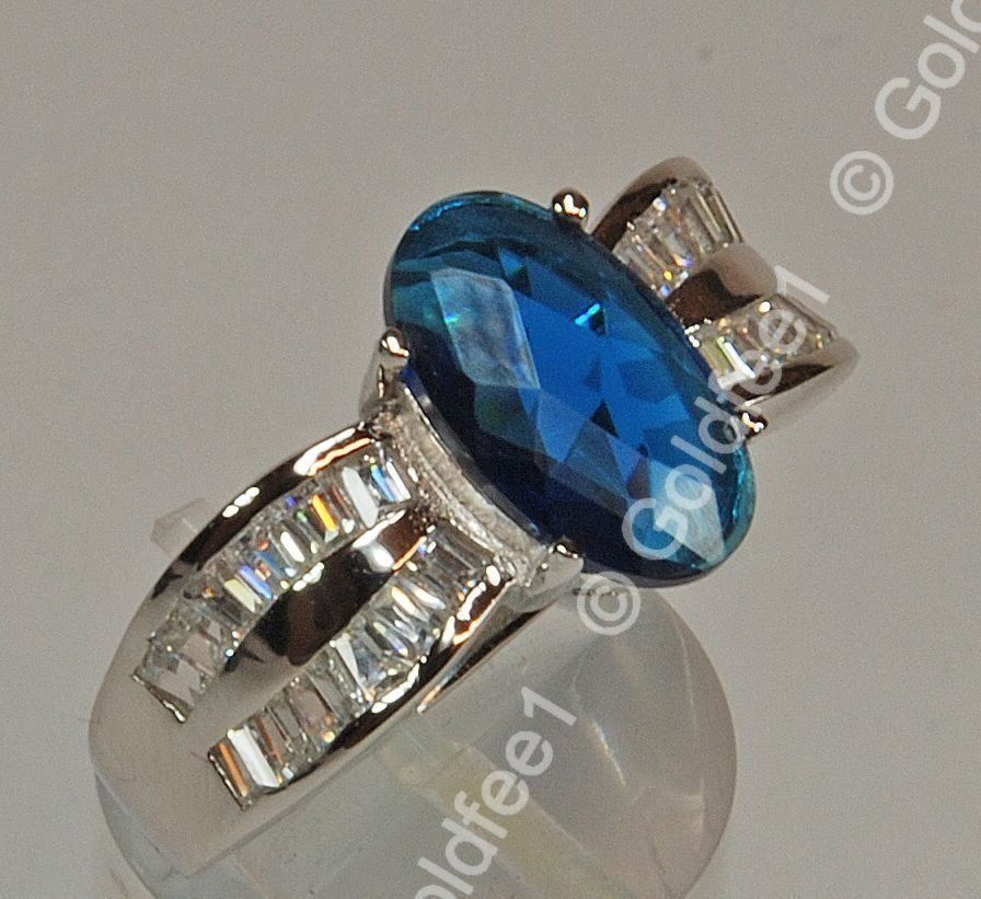 Anelli: Silberring Topas (925er Silber) – Nuovo e nell'imballaggio originale da Oberglatt ZH venduto da Goldfee1 1