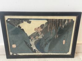Estampe Japonaise Ukiyo-e - Hiroshige - Okabe Tōkaidō -