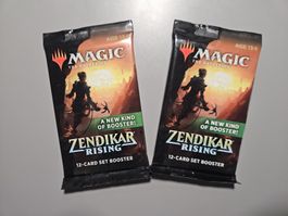 2x Magic Zendikar Rising Booster Packs OVP Neu 2020