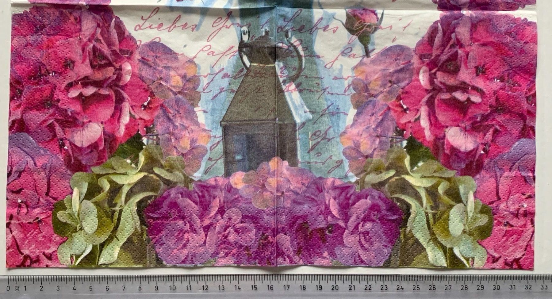 Serviettes: Serviette Pflanzen Garten Hortensien – Neuf (Voir description) à Auenstein par mar_8mxd