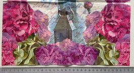 Serviette Pflanzen Garten Hortensien