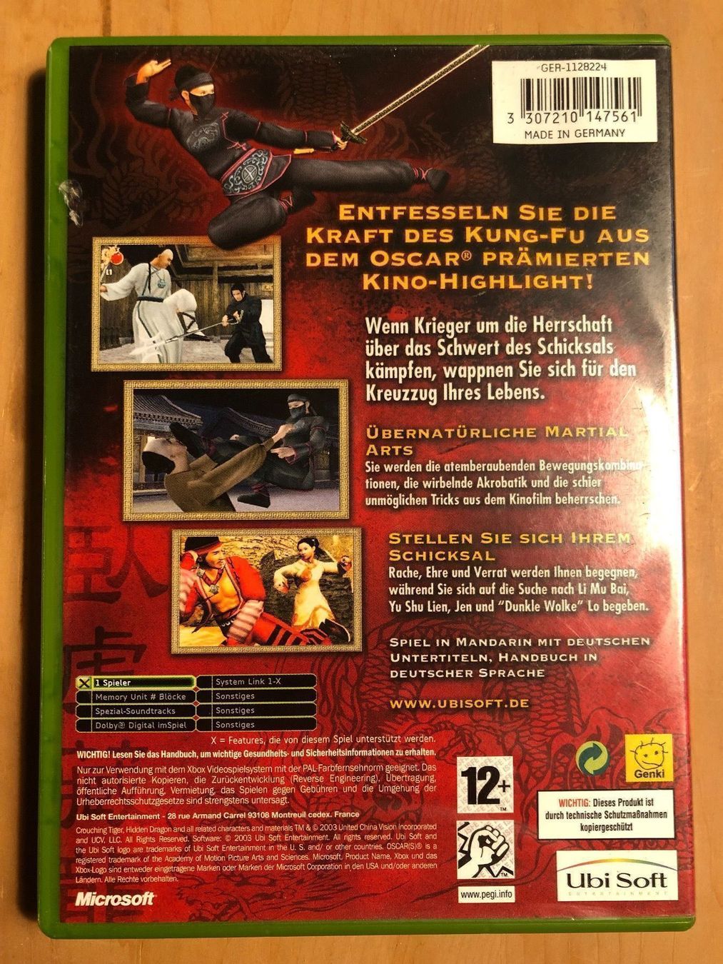 Microsoft Giochi: Tiger & Dragon für Xbox – Usato da Kestenholz venduto da Mad18 2