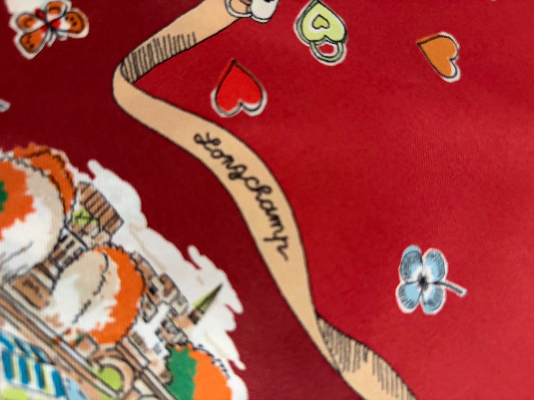 Longchamp Foulards, Tücher & Schals: Halstuch Longchamp "Tour enchantée" – Neu (gemäss Beschreibung) aus Adliswil von Pipatch 2
