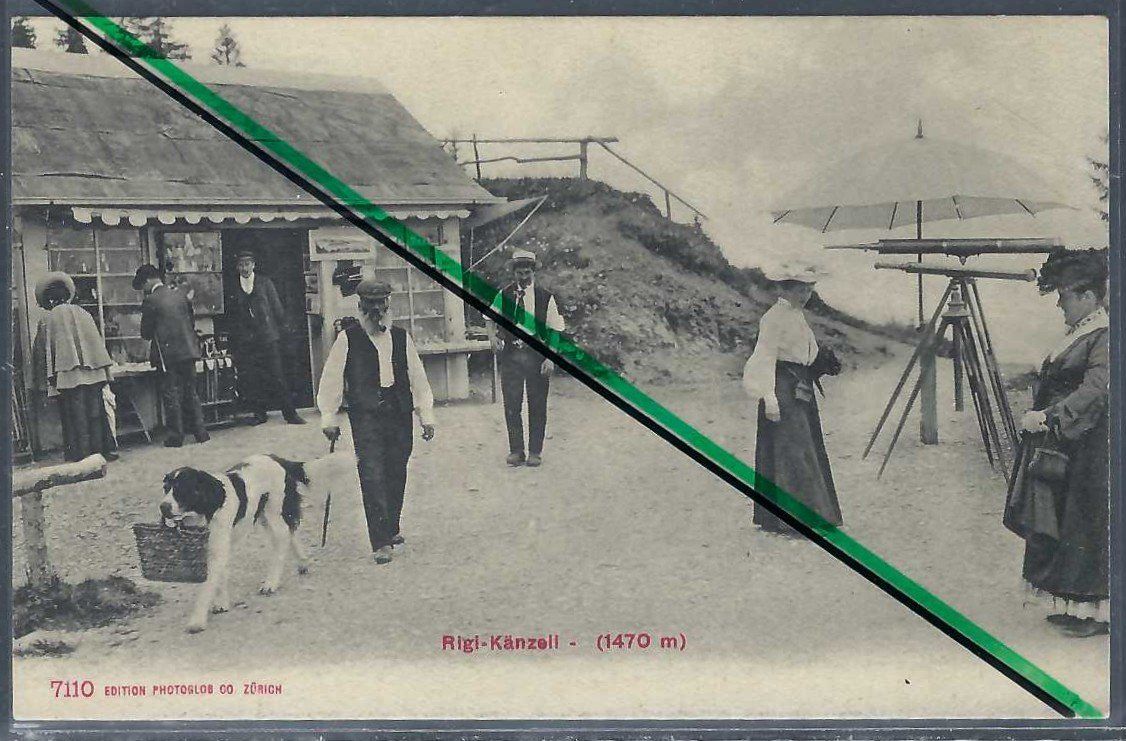 Cartes postales: Rigi Känzeli. Bazar. – D'occasion à Horw par SwissSteamMemories