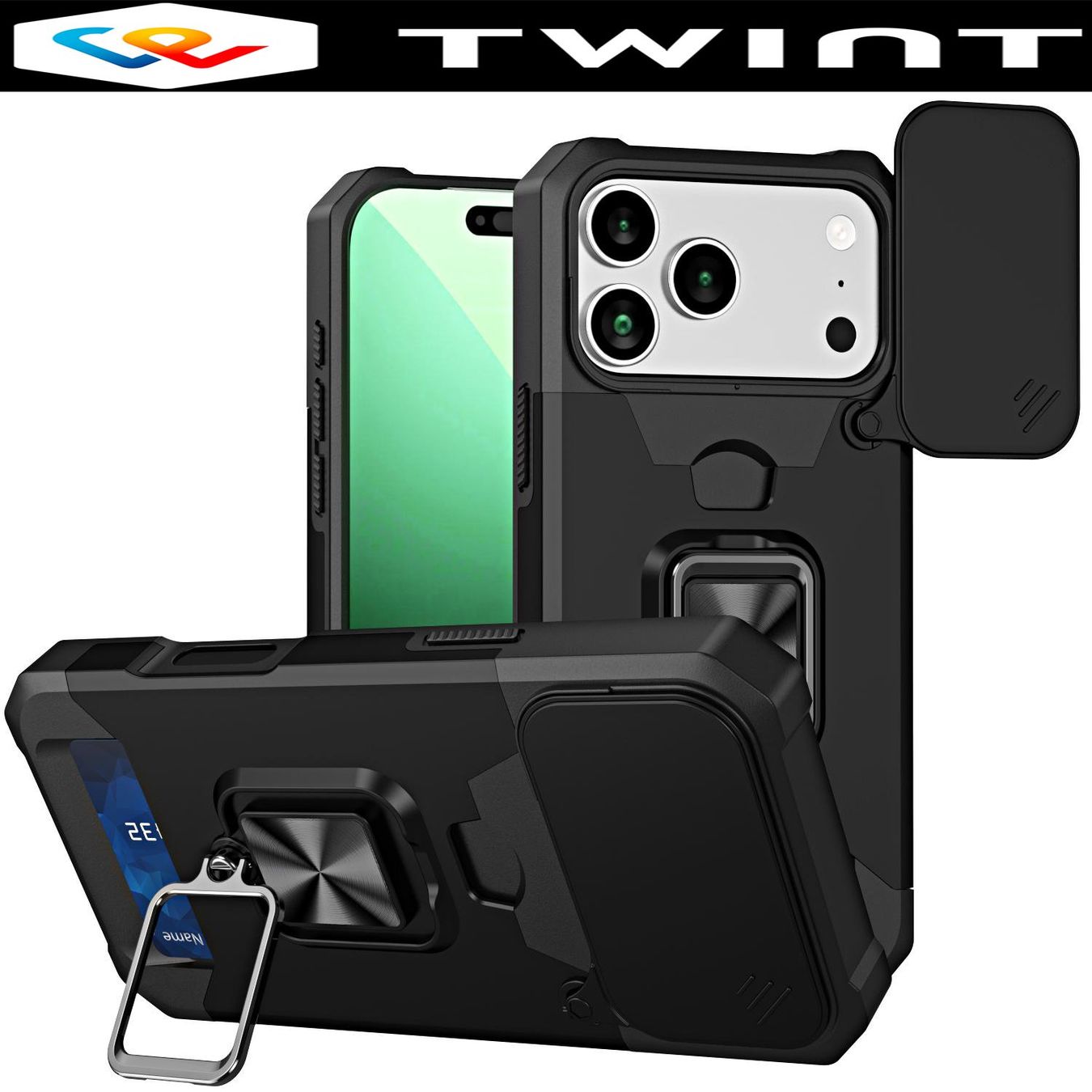 Cover & Protezioni schermo: iPhone 17 PRO Hülle Cover Ring Case Etui Coque Tasche Robust – Nuovo e nell'imballaggio originale da Volketswil venduto da coverandmore
