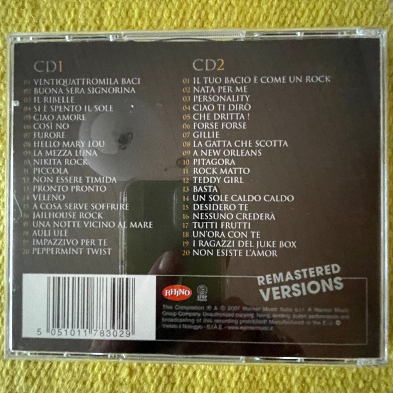 CDs: ADRIANO CELENTANO-2CD TUTTI ADRIANO 1958-1964 – Gebraucht aus Rorschacherberg von CD-Roli 1