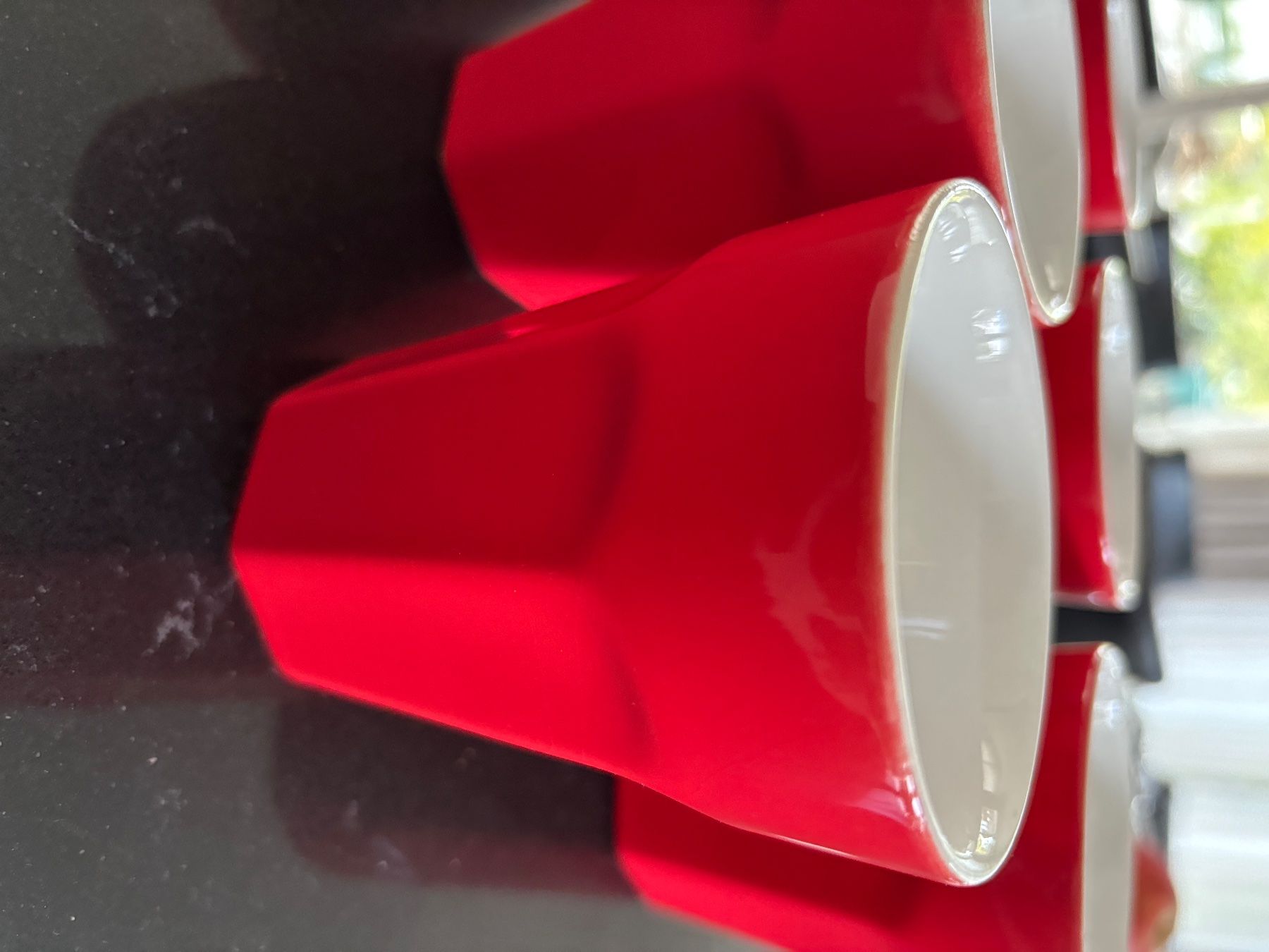 Tazze: 6 Kaffeebecher rot – Usato da Stachen venduto da miggi2000 1