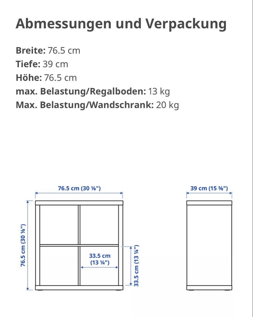 Étagères: White Shelving Unit 76.5x76.5cm good condition – D'occasion à Zürich par mar_d7zz 1