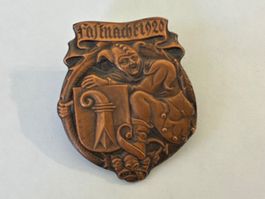 Basler Kupfer-Fasnachtsplakette 1920