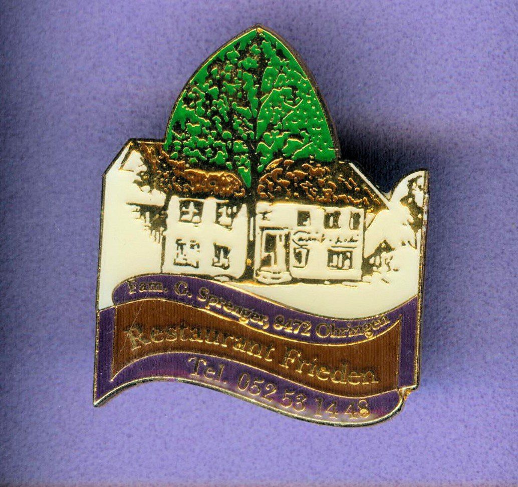Placchette & Badge: Rest. FRIEDEN  Ohringen – Usato da Winterthur venduto da Sammleroase
