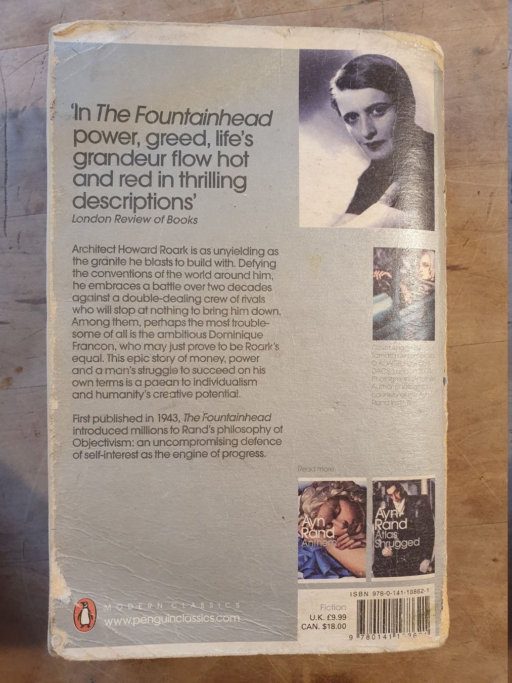Libri: The Fountainhead Ayn Rand Penguin – Usato da Zürich venduto da loosebone 1