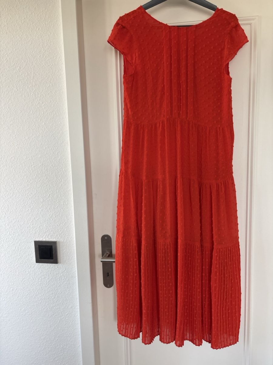 Maje Kleider: Robe Maje orange/rouge taille 2 – Gebraucht aus Genève von bha_jcf5