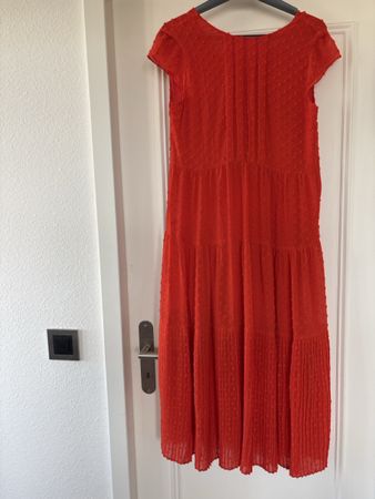 Robe Maje orange/rouge taille 2