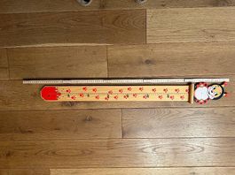 Kinder Wachstumsmesser Holz Marienkäfer guter Zustand