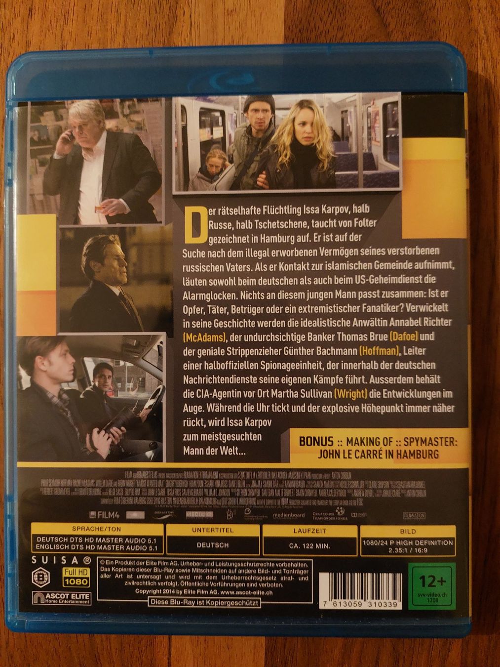 Tutti i DVDs: Blu Ray - A Most Wanted Man – Usato da Rheinfelden venduto da FilmAuktion 1