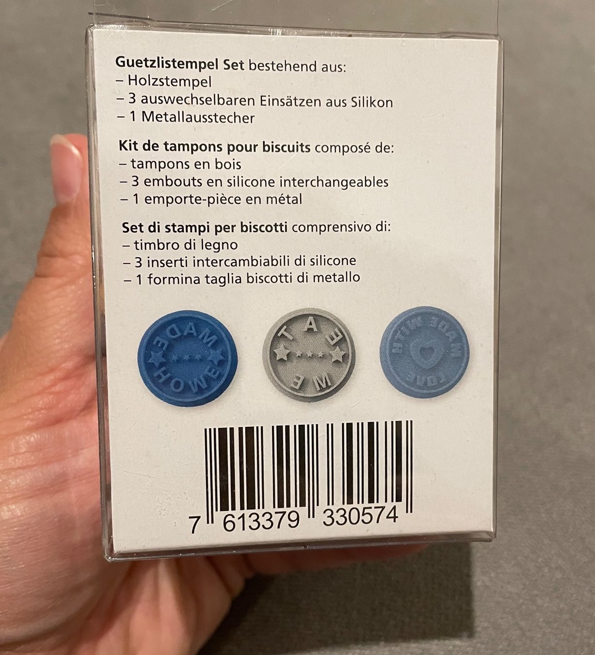 Teglie da forno: Guetzlistempel, NEU – Nuovo e nell'imballaggio originale da Gümligen venduto da soleil149 3
