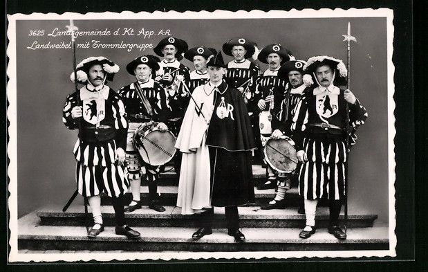 Cartoline postali: Appenzell, Landsgemeinde d. Kt. App. A.- – Usato da Berlin venduto da bartko-reher