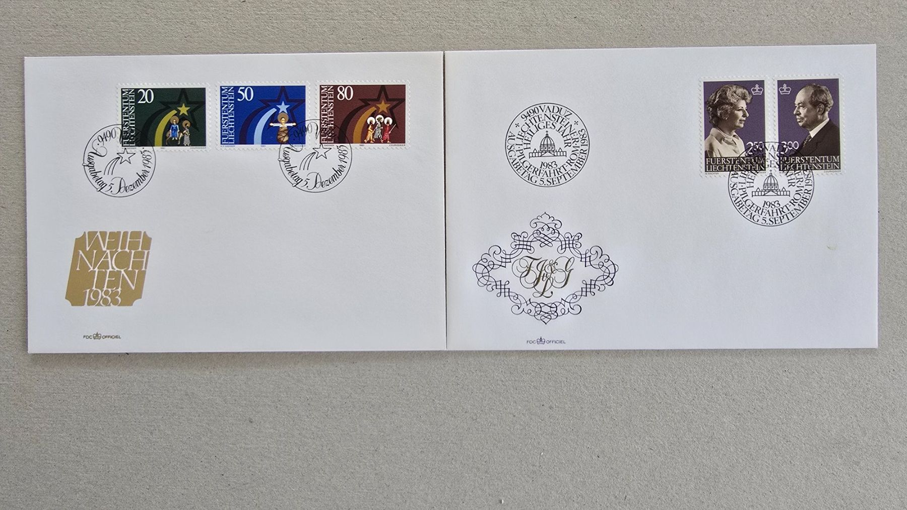 Tutti i francobolli: 27 FDC Liechtenstein, und einige philatelistische Objekte – Usato da Schwyz venduto da Danyclau 3