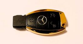 Mercedes Schlüssel Vergolden veredeln