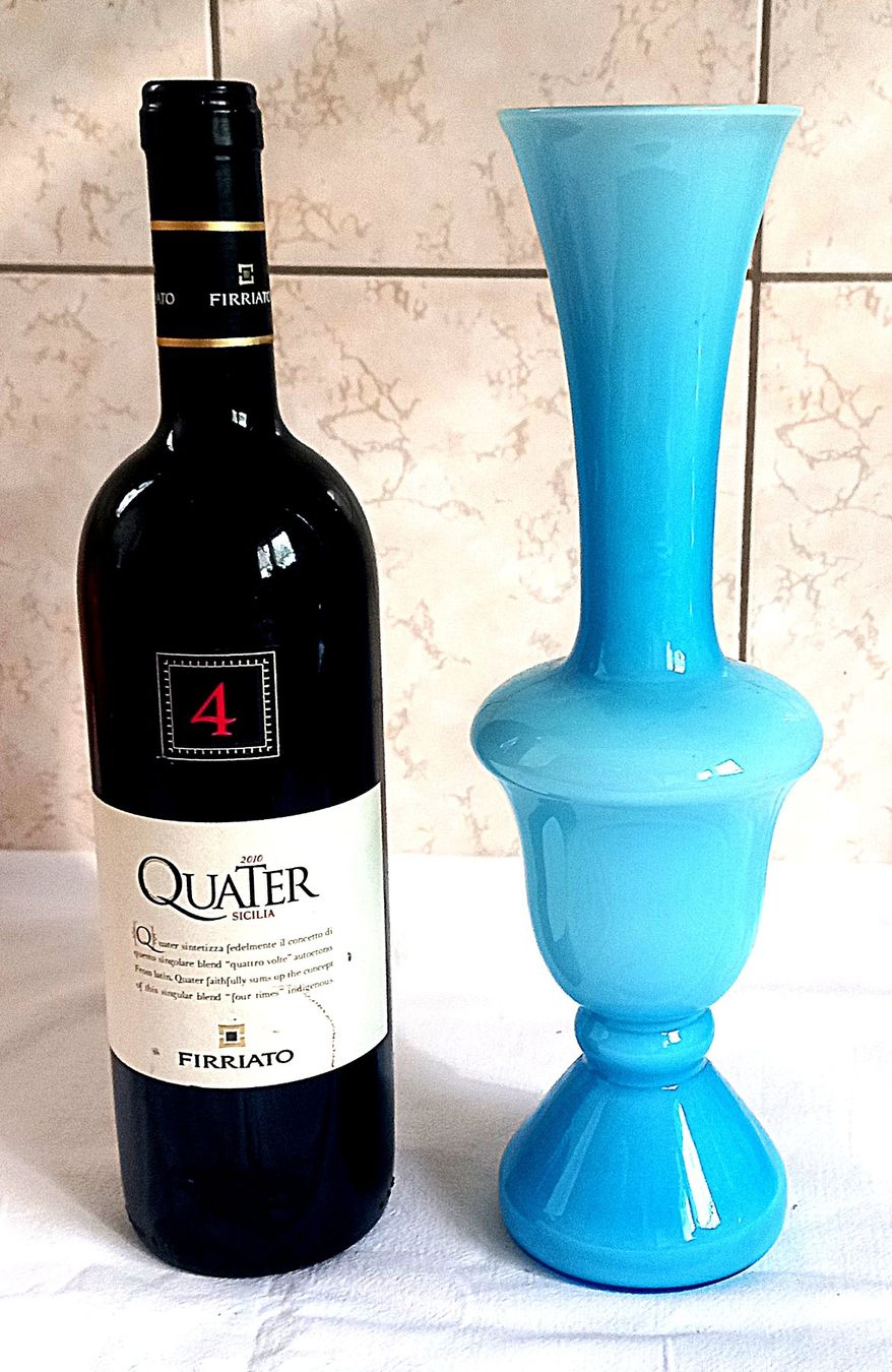 Vasi & Recipienti: Blumen-Vase Glas Himmelblau – Usato da Baar venduto da 2cvbaar 2