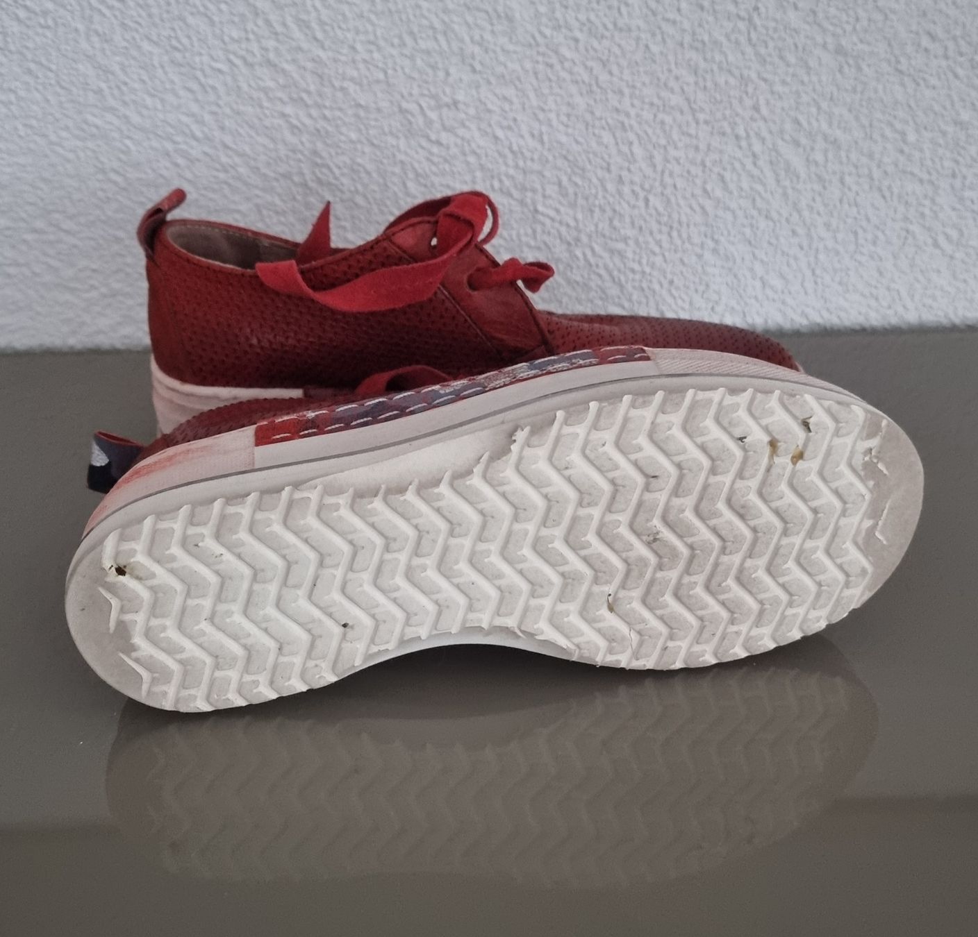 Scarpe da donna: Sneaker rot 37 Leder only studio – Nuovo (secondo la descrizione) da Untereggen venduto da cla_kb2w 3
