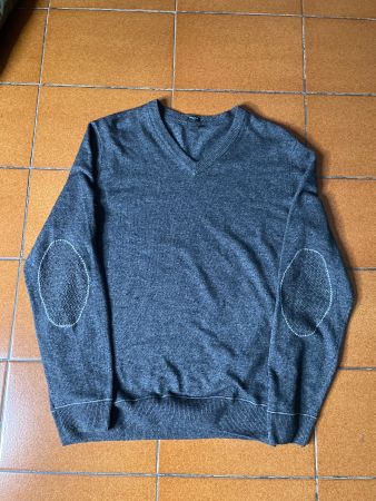 Pullover Boss Leinen Dunkel Grau