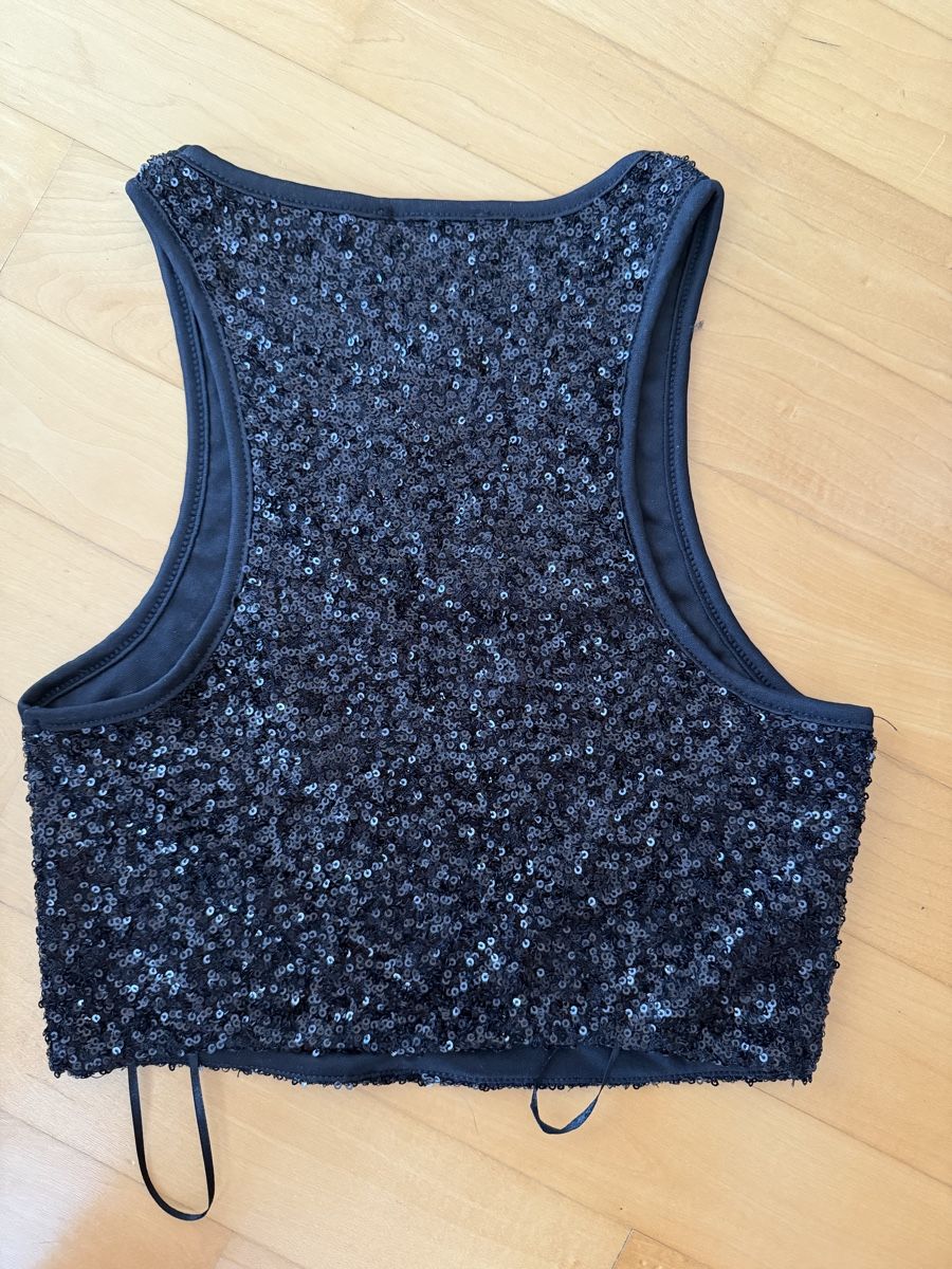 Tally Weijl Tops: Black Glitter Top – Neu (gemäss Beschreibung) aus Wil SG von fam_r6xv 1