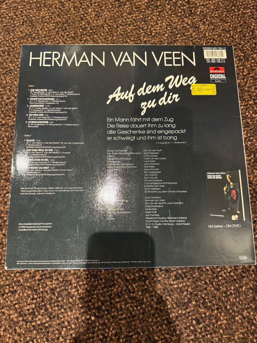 Schallplatten: Schallplatte / Van Veen / auf dem Weg zu dir – Gebraucht aus Freidorf TG von sarotiko 1